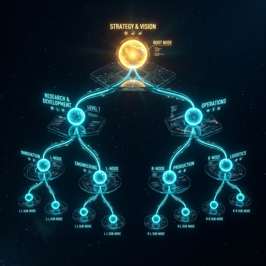 Cryptovita 3D Binary Tree Matrix Asset